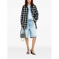 DE-SIRE-SHORT destroyed denim