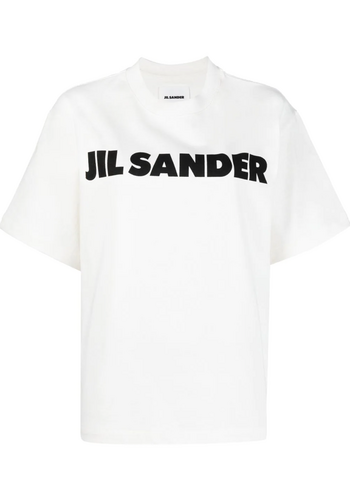 JIL SANDER logo tee white JIL SANDER logo tee white