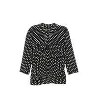 BLOUSE BLACK/WHITE