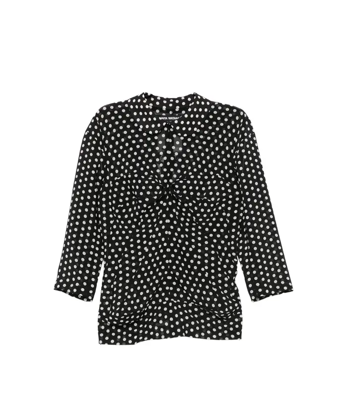 BLOUSE BLACK/WHITE