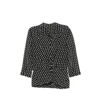 BLOUSE BLACK/WHITE