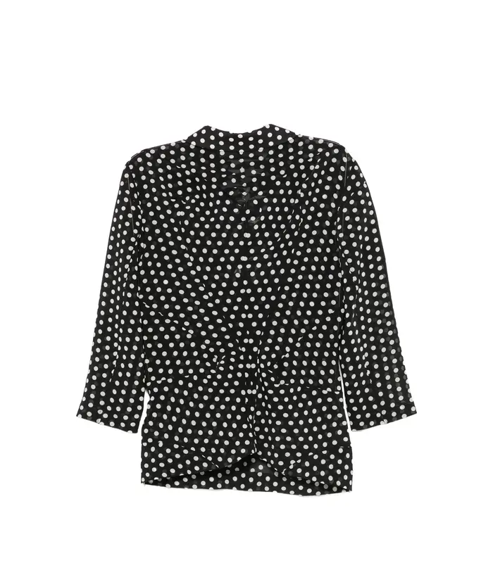 BLOUSE BLACK/WHITE