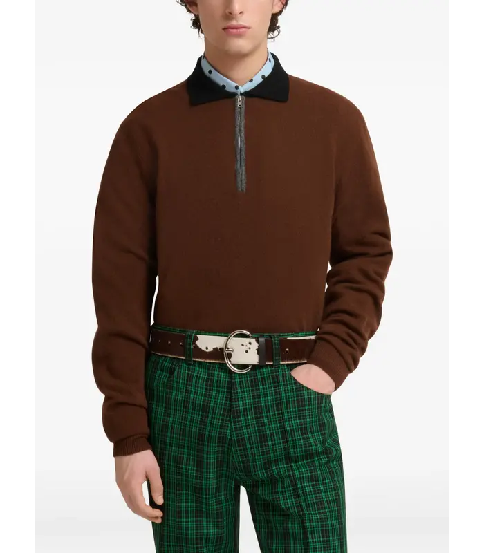 POLO NECK BROWN