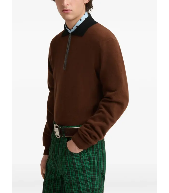 POLO NECK BROWN