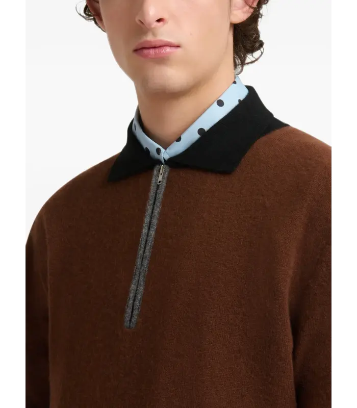 POLO NECK BROWN