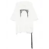 RICK OWENS DRKSHDW T-SHIRT TOMMY T MILK/BLACK