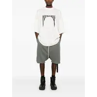 T-SHIRT TOMMY T MILK/BLACK
