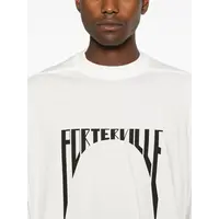 T-SHIRT TOMMY T MILK/BLACK