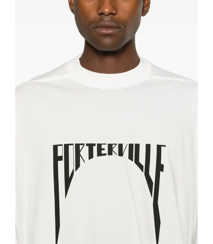 T-SHIRT TOMMY T MILK/BLACK