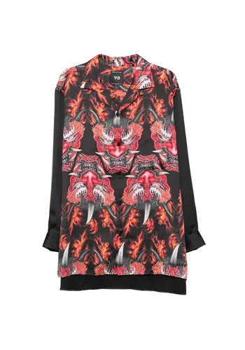 Y-3 satin gfx shirt multco