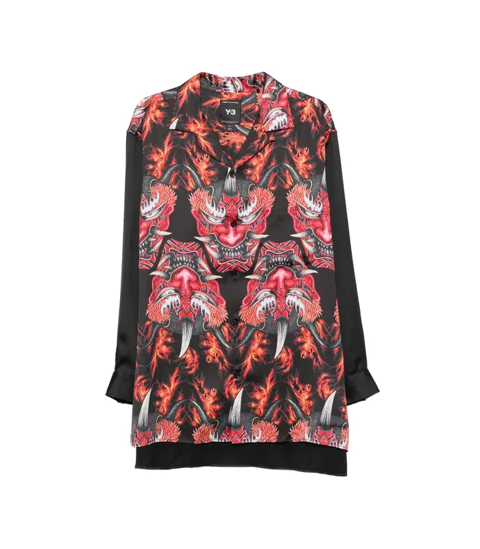 SATIN GFX SHIRT MULTCO