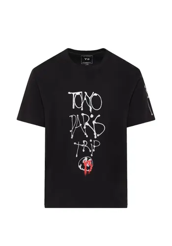 Y-3 city gfx ss tee black
