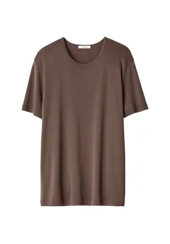 LEMAIRE u-neck tee carob LEMAIRE u-neck tee carob