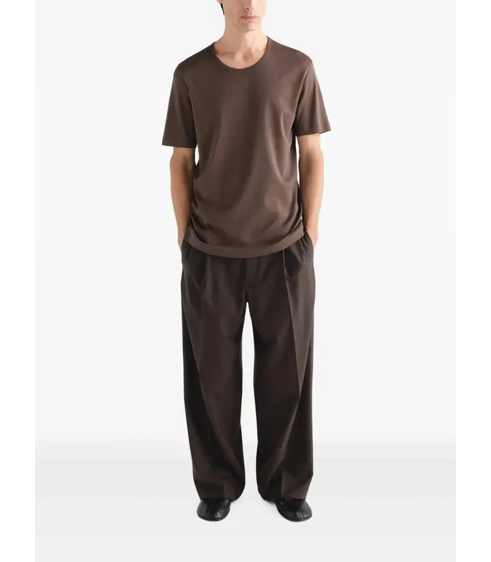 U-NECK TEE CAROB