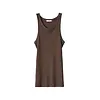 LEMAIRE RIBBED TANK TOP CAROB
