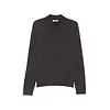 LEMAIRE LS KNITTED POLO TOP ECORCE