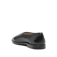 FLAT PIPED SLIPPERS BLACK/DARK CHOCOLATE