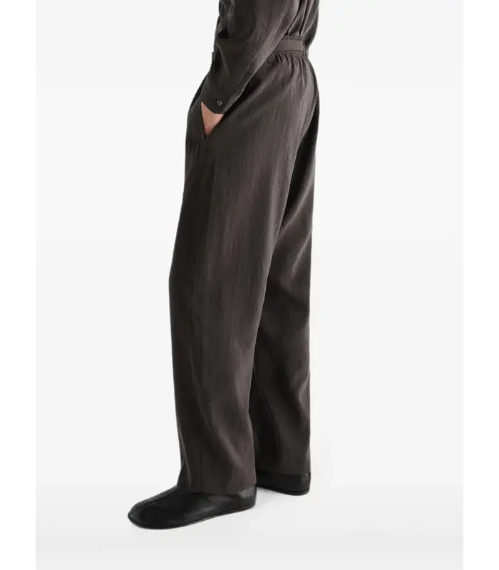 BELTED RELAXED PANTS LICORICE