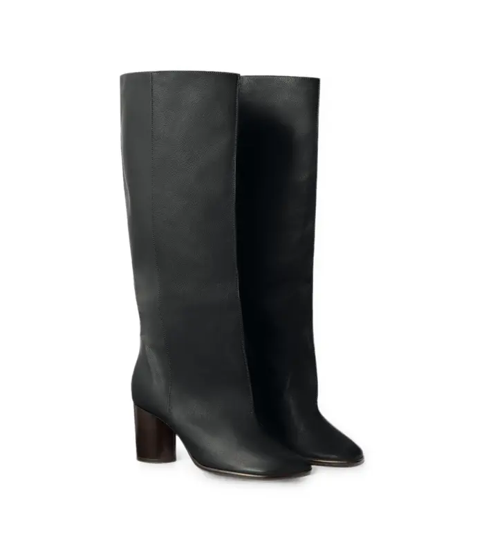 CREASE SLEEVE BOOTS BLACK