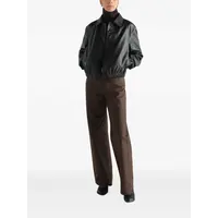SOFT LEATHER BLOUSON DARK ESPRESSO