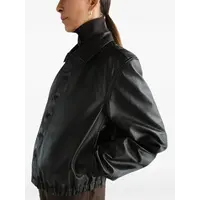 SOFT LEATHER BLOUSON DARK ESPRESSO
