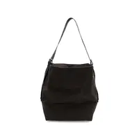 BELTED TOTE BAG DARK CHOCOLATE