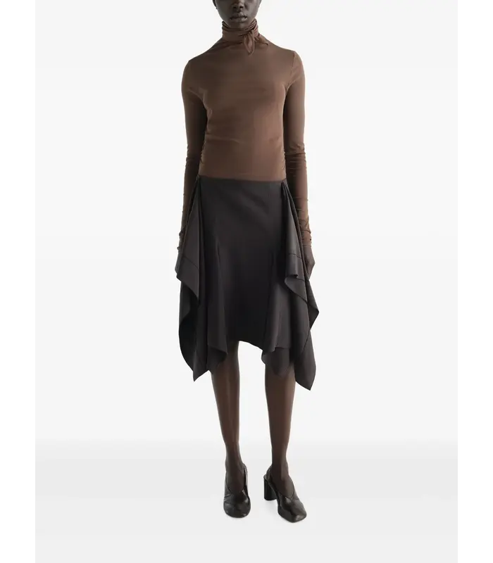 BALLERINA FOULARD TOP CACAO
