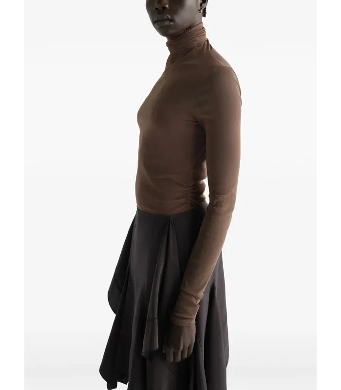 BALLERINA FOULARD TOP CACAO