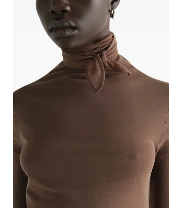 BALLERINA FOULARD TOP CACAO