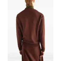 RELAXED TWISTED CARDIGAN ACAJOU
