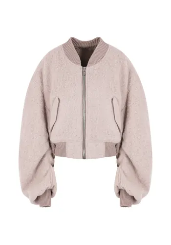 RICK OWENS bomber secchia cropped flight rose RICK OWENS bomber secchia cropped flight rose