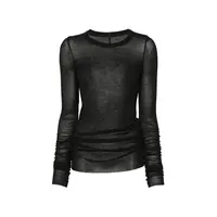 T-SHIRT RIB LS T BLACK