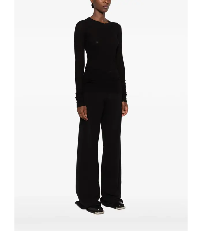 T-SHIRT RIB LS T BLACK