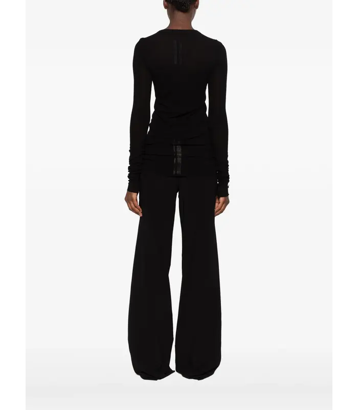 T-SHIRT RIB LS T BLACK
