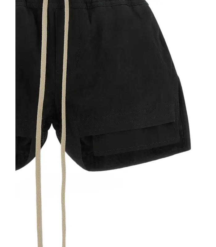SHORTS IN PELLE FOG BOXERS BLACK