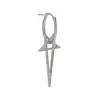RICK OWENS PENTAGRAM EARRING PALLADIO
