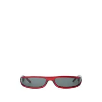SUNGLASSES FOG BLOOD TEMPLE/BLACK LENS