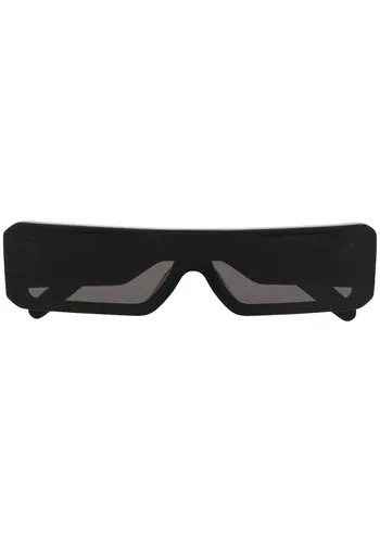 RICK OWENS sunglasses gethshades blk temple/blk lens RICK OWENS sunglasses gethshades blk temple/blk lens