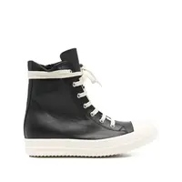 SCARPE IN PELLE SNEAKS BLACK/MILK/MILK