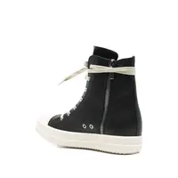 SCARPE IN PELLE SNEAKS BLACK/MILK/MILK
