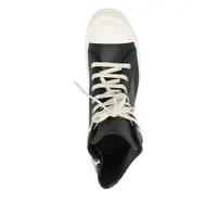SCARPE IN PELLE SNEAKS BLACK/MILK/MILK