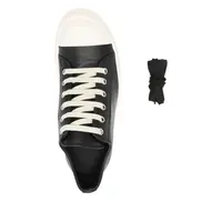 SCARPE IN PELLE LOW SNEAKS BLACK/MILK/MILK
