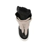 SCARPE IN PELLE JUMBOLACE GEOBASKET BLACK/MILK/MILK