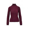 JIL SANDER HIGH NECK LONG SLEEVE JUMPER RED