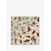 JIL SANDER FLOWER FOULARD DIAGONAL 686