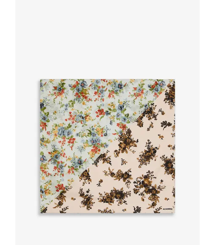 FLOWER FOULARD DIAGONAL 686