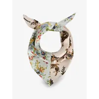 FLOWER FOULARD DIAGONAL 686