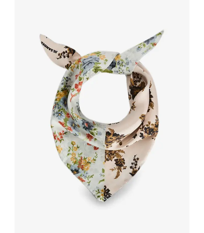 FLOWER FOULARD DIAGONAL 686