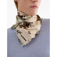 FLOWER FOULARD DIAGONAL 686