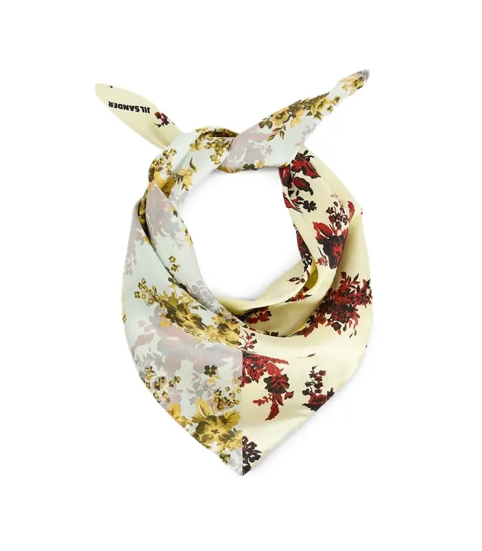 FLOWER FOULARD DIAGONAL 756
